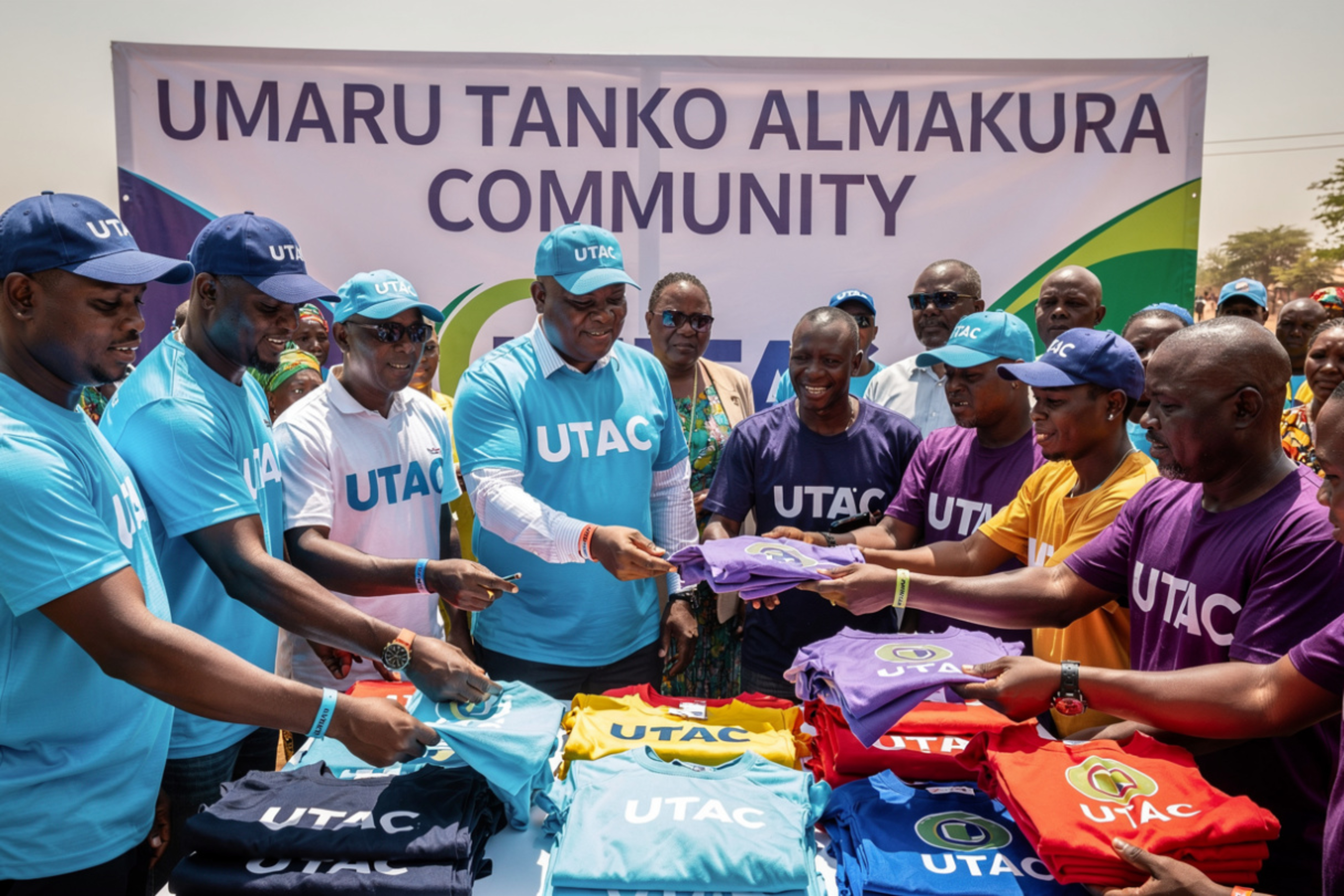 UTAC volunteers together at a community activity