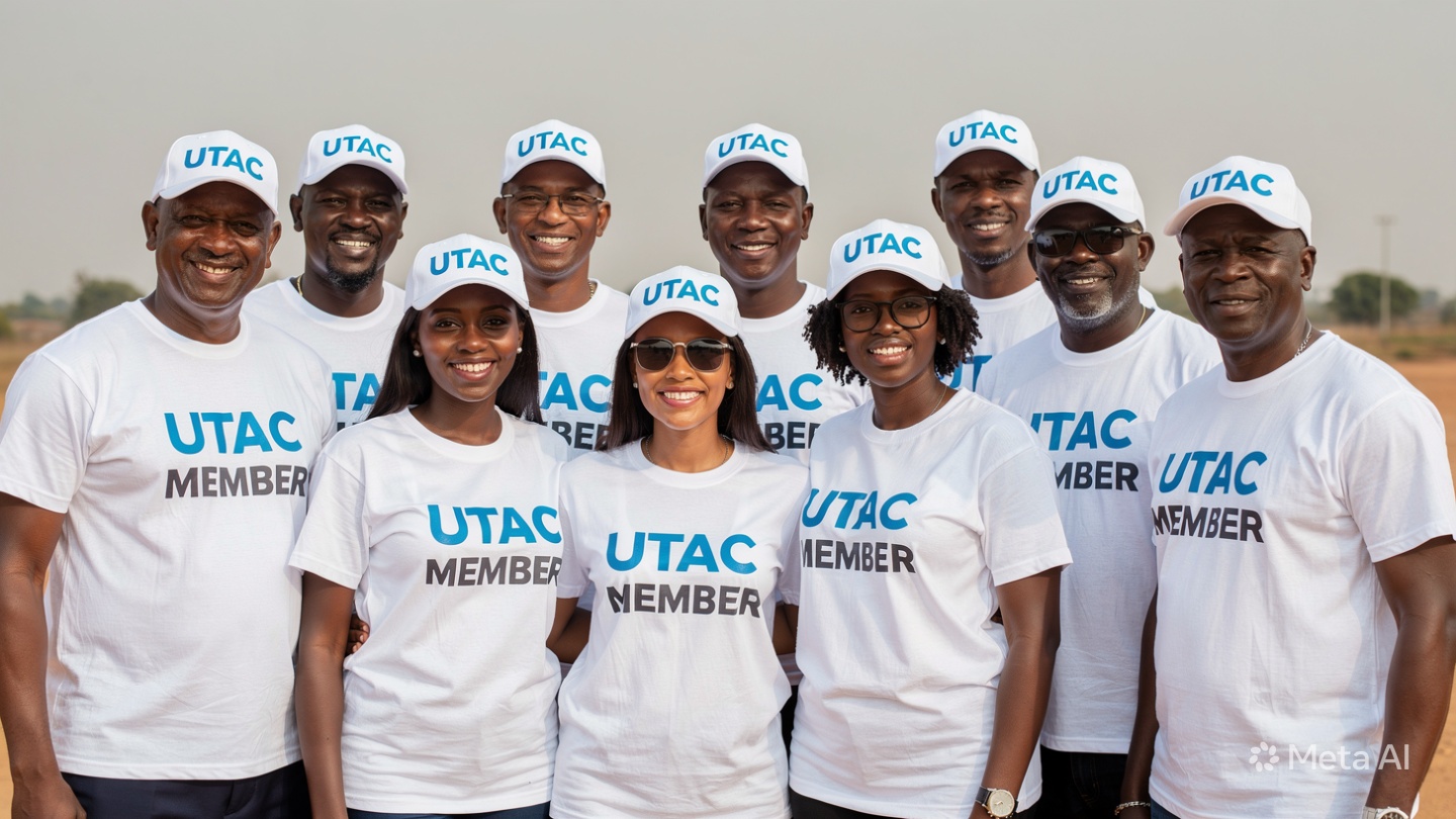 UTAC community members gathered outdoors